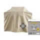 Bundle, Set Abdeckhaube für Gasgrill + Gasflasche (Größen: 3XL Square, 190 x 70 x 130 x 117 cm + 11 Kg), beige