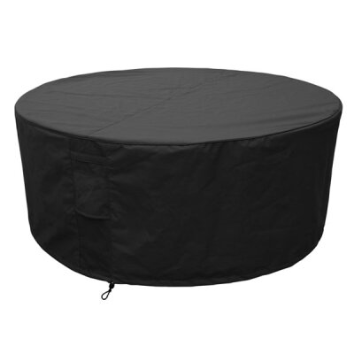 SPA Cover Round Size L carbon, Ø 212 x 68 cm, heavy duty 600D Polyester