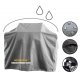 Premium BBQ Grill Gasgrill Abdeckhaube, 4 Jahreszeiten Schutzhülle, Abdeckung Size 3XL Square, 190 x 70 x 130  x 117 cm, grey