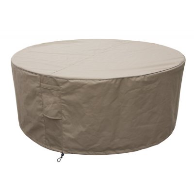 SPA Cover Round Size L beige, Ø 212 x 68 cm, heavy duty 600D Polyester