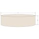 SPA Cover Round Size L beige, Ø 212 x 68 cm, heavy duty 600D Polyester