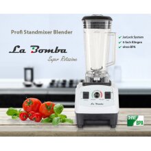 La Bomba® Competizione GT Hochleistungsmixer, bianco/weiß, Smoothiemaker, 1500 Watt, 36000 rpm