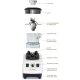 La Bomba® Competizione GT Hochleistungsmixer, bianco/weiß, Smoothiemaker, 1500 Watt, 36000 rpm