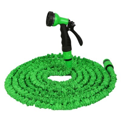 MAGIC FleXx Flexibler Gartenschlauch, 10 > 30 Meter, green, 8 in 1 Düse mit Feststellfunktion