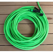 MAGIC FleXx Flexibler Gartenschlauch, 5 > 15 Meter, green, 8 in 1 Düse mit Feststellfunktion