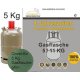 Premium Cover, Schutzhülle für Gasflasche, Size M, 5 Kg, royal grün