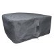 SPA Cover SQUARE 2,10 M x 2,10 M x 0,95 Size L grey, heavy duty 600D Polyester