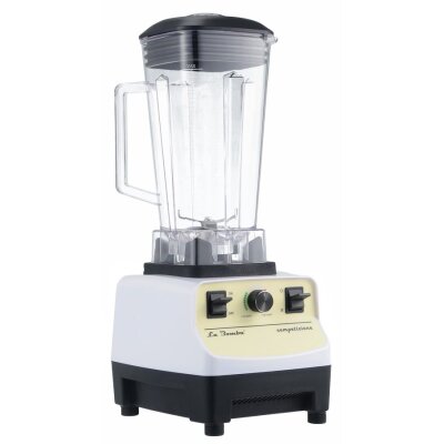 Mixer La Bomba® Competizione II, Hochleistungsmixgerät, Smoothiemaker, bianco/lemon, 38000 rpm