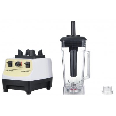 Mixer La Bomba® Competizione II, Hochleistungsmixgerät, Smoothiemaker, bianco/lemon, 38000 rpm