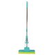 Mr. Fantastic® Profi Wischmop, Doppelwringer Mop mit Super Saugschwamm, 33 cm Wischbreite, Edelstahl Teleskopstiel bis 140 cm Länge