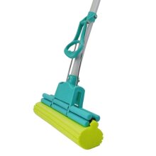 Ninja® Universal Doppelwringer Wischmop mit Super Saugschwamm, 28 cm Wischbreite, Teleskopstiel bis 135 cm Länge