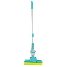 Ninja® Universal Doppelwringer Wischmop mit Super Saugschwamm, 28 cm Wischbreite, Teleskopstiel bis 135 cm Länge