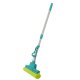 Ninja® Universal Doppelwringer Wischmop mit Super Saugschwamm, 28 cm Wischbreite, Teleskopstiel bis 135 cm Länge