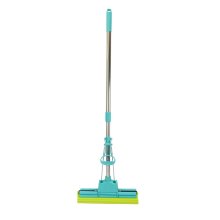 Mr. Fantastic® Profi Wischmop, Doppelwringer Mop mit Super Saugschwamm, 38 cm Wischbreite, Edelstahl Teleskopstiel bis 140 cm Länge