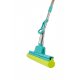 Mr. Fantastic® Profi Wischmop, Doppelwringer Mop mit Super Saugschwamm, 38 cm Wischbreite, Edelstahl Teleskopstiel bis 140 cm Länge