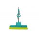Mr. Fantastic® Profi Wischmop, Doppelwringer Mop mit Super Saugschwamm, 38 cm Wischbreite, Edelstahl Teleskopstiel bis 140 cm Länge