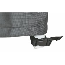 Luxus XXXL Möbel Wetter Schutzhülle, Abdeckung, Cover, Size  8 + 1 Square, 310 x 140 x 100 cm, Farbvariante carbon
