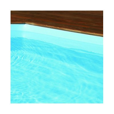 Holzpool Set Tropical Dream 450 Octo, Massivholz Pool 452 x 313 x 120 mit Skimmer, LED Beleuchtung, Badeleiter, Sandfilteranlage, Wrmepumpe und Abdeckung