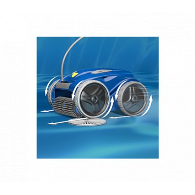 Zodiac RV 5480 iQ Poolroboter, Leistungsstarker elektrischer Poolreiniger mit Allrad Antrieb und App Control