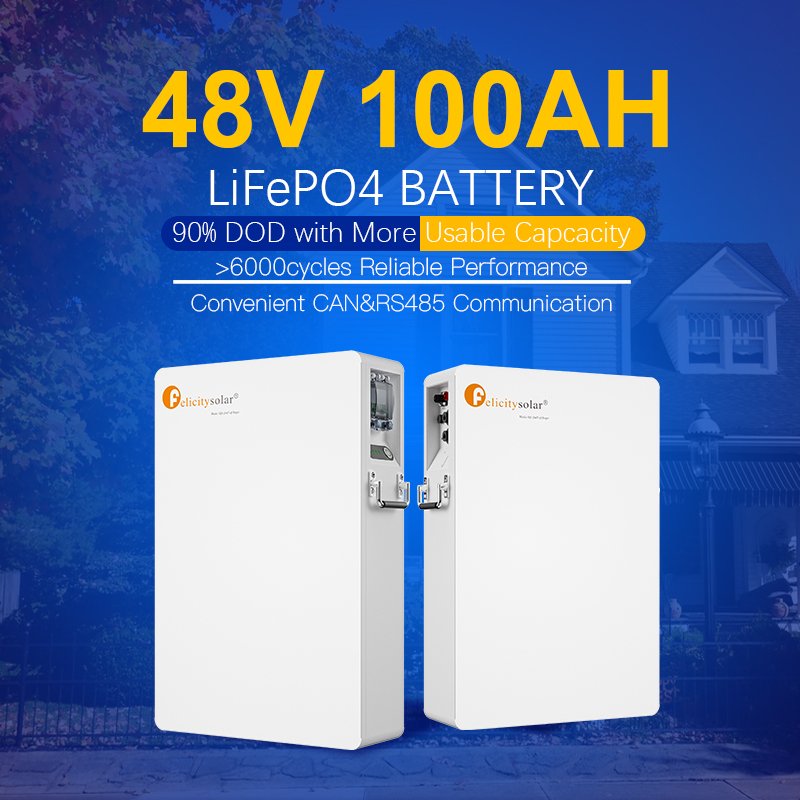 5,12 KWH Solar Stromspeicher LBPA48100-OL, 48V 100AH, LiFePO4 Batteri,  2.798,00 €