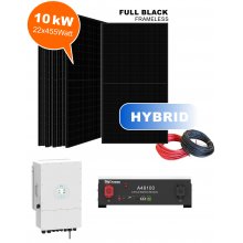 10.000 Watt Full Black Hybrid Solaranlage, dreiphasig...