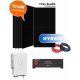 10.000 Watt Full Black Hybrid Solaranlage, dreiphasig inkl. Wechselrichter, Solarspeicher Batterie und Montagematerial