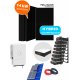 14.000 Watt Full Black Hybrid Solaranlage, dreiphasig inkl. 33,6 kWh Batterierspeicher, Wechselrichter und Montagematerial