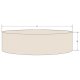 SPA Cover Round Size L beige, Ø 212 x 68 cm, heavy duty 600D Polyester